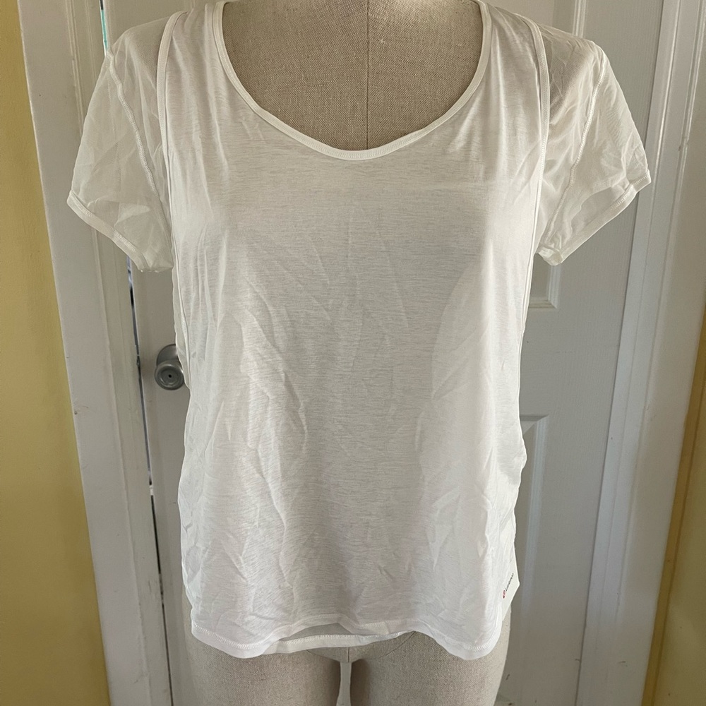 NWT Lululemon Set the Course Short Sleeve Shirt - Size 8 - Picture 4 of 8